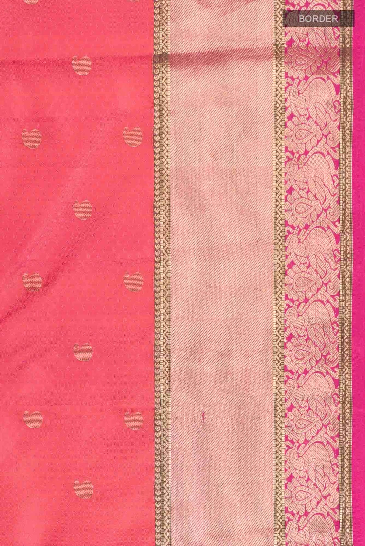 Orange Kanchipuram Silk Saree