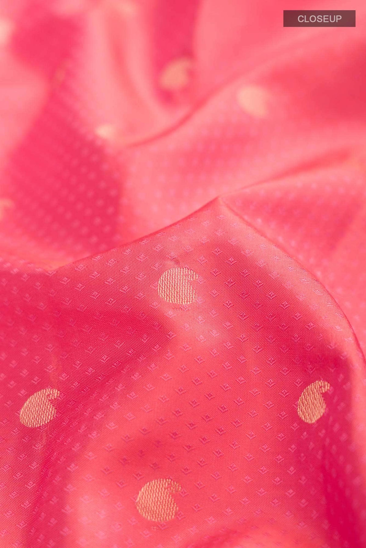 Orange Kanchipuram Silk Saree