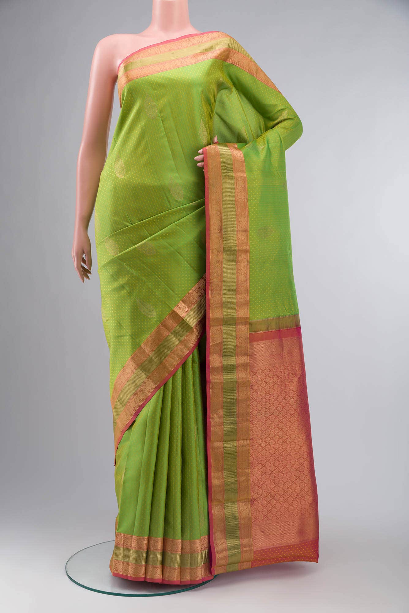 Green Kanchipuram Silk Saree