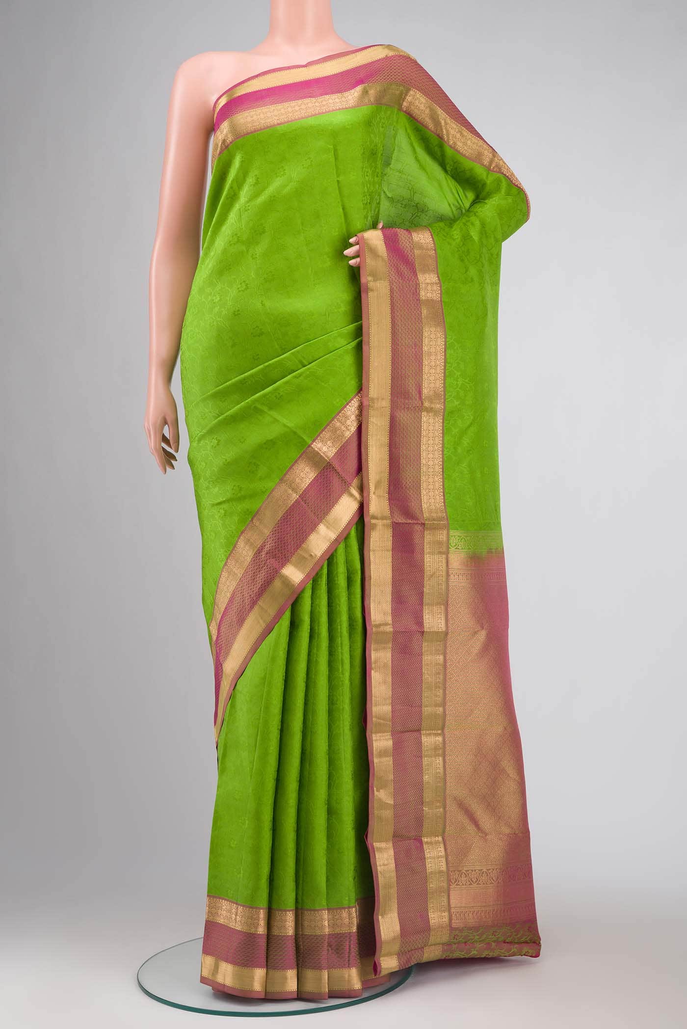 Green Kanchipuram Silk Saree