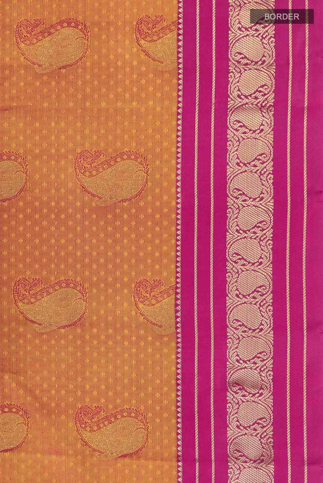 Pink Kanchipuram Silk Saree