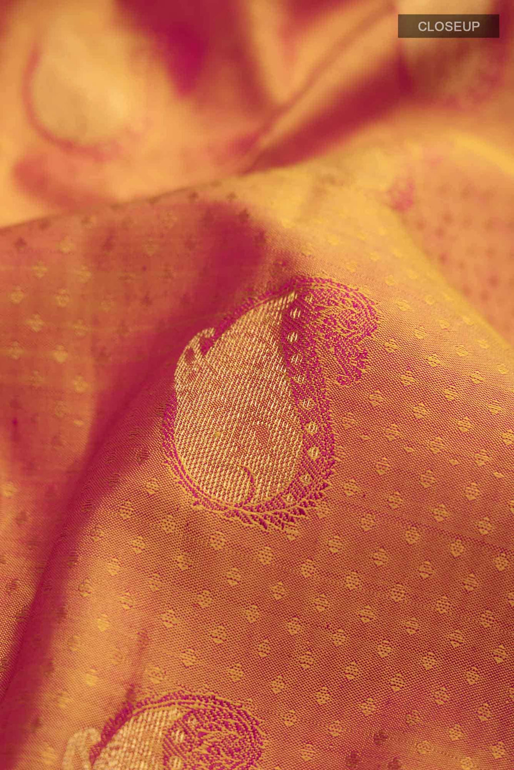 Pink Kanchipuram Silk Saree