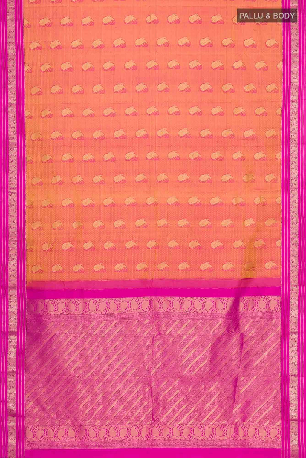 Pink Kanchipuram Silk Saree