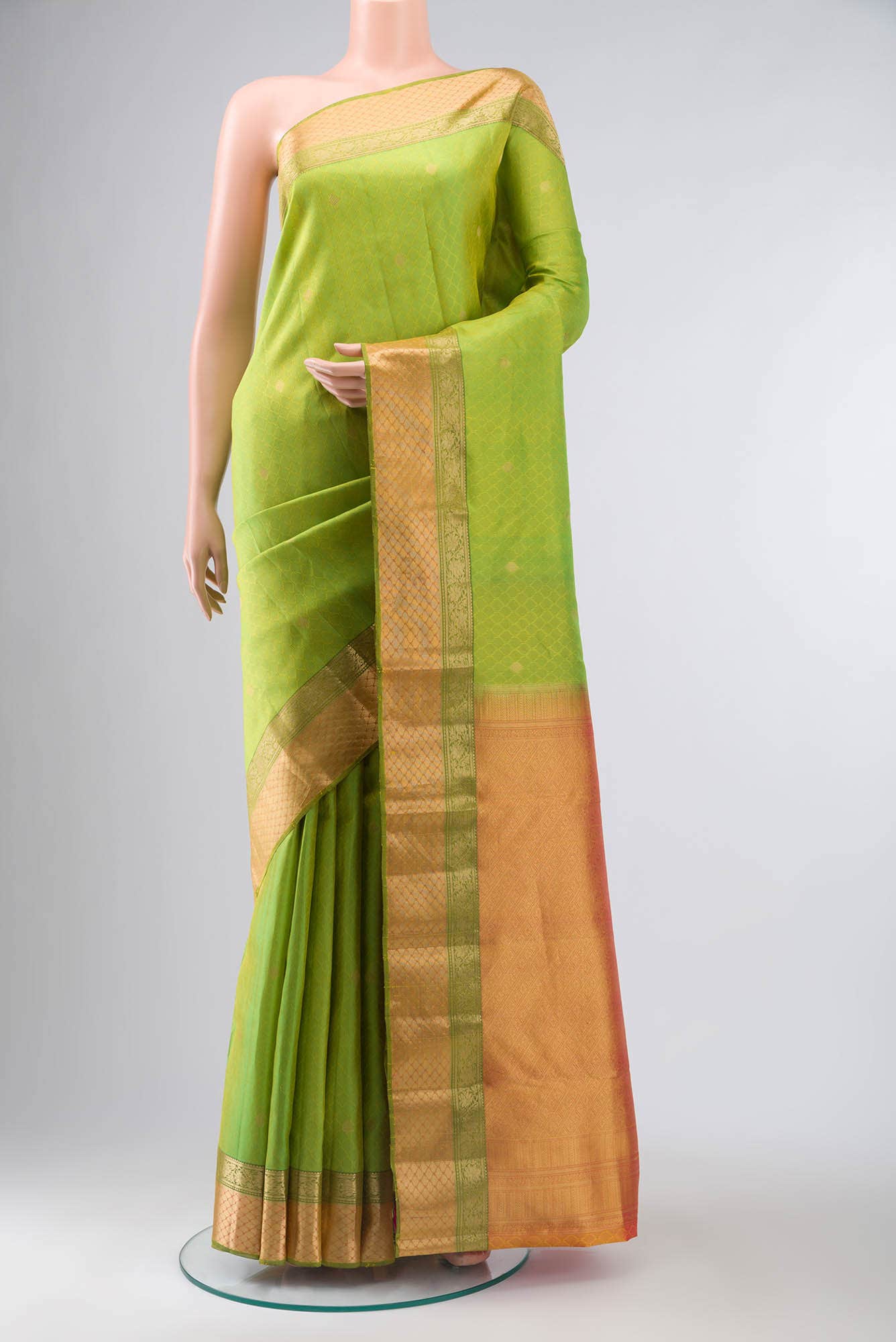Green Kanchipuram Silk Saree