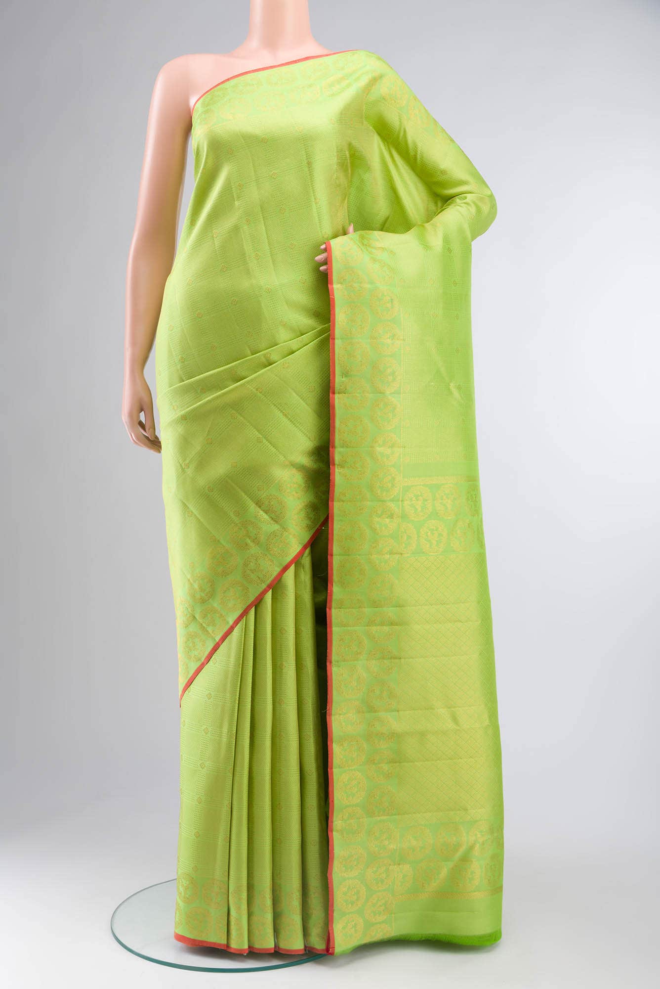 Green Kanchipuram Silk Saree