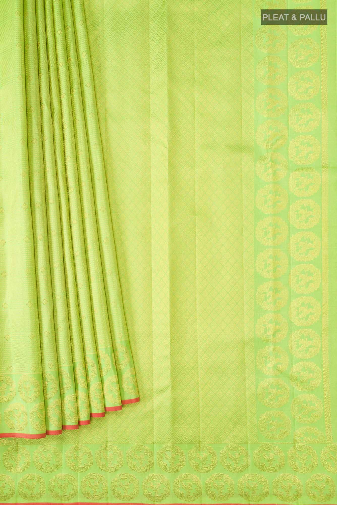 Green Kanchipuram Silk Saree