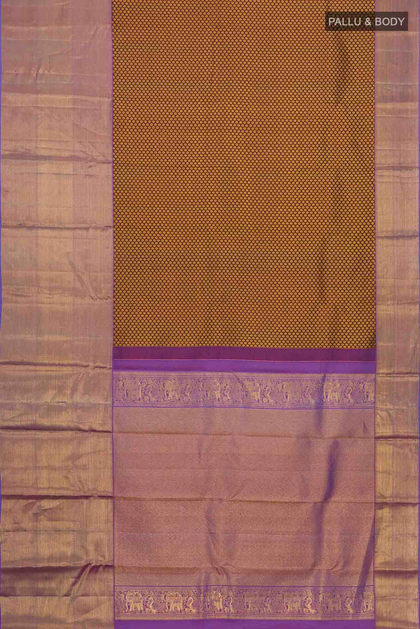 Maroon Kanchipuram Silk Saree