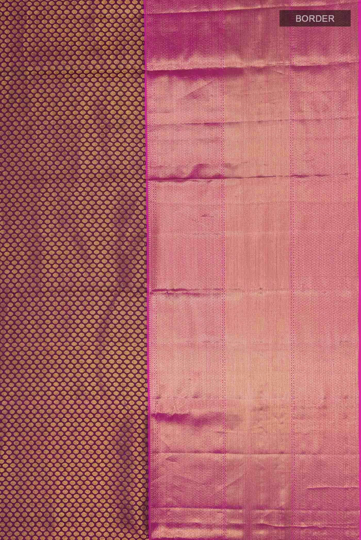 Maroon Kanchipuram Silk Saree