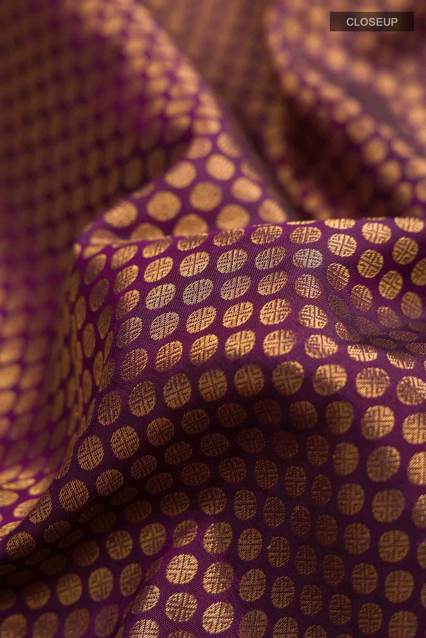 Maroon Kanchipuram Silk Saree