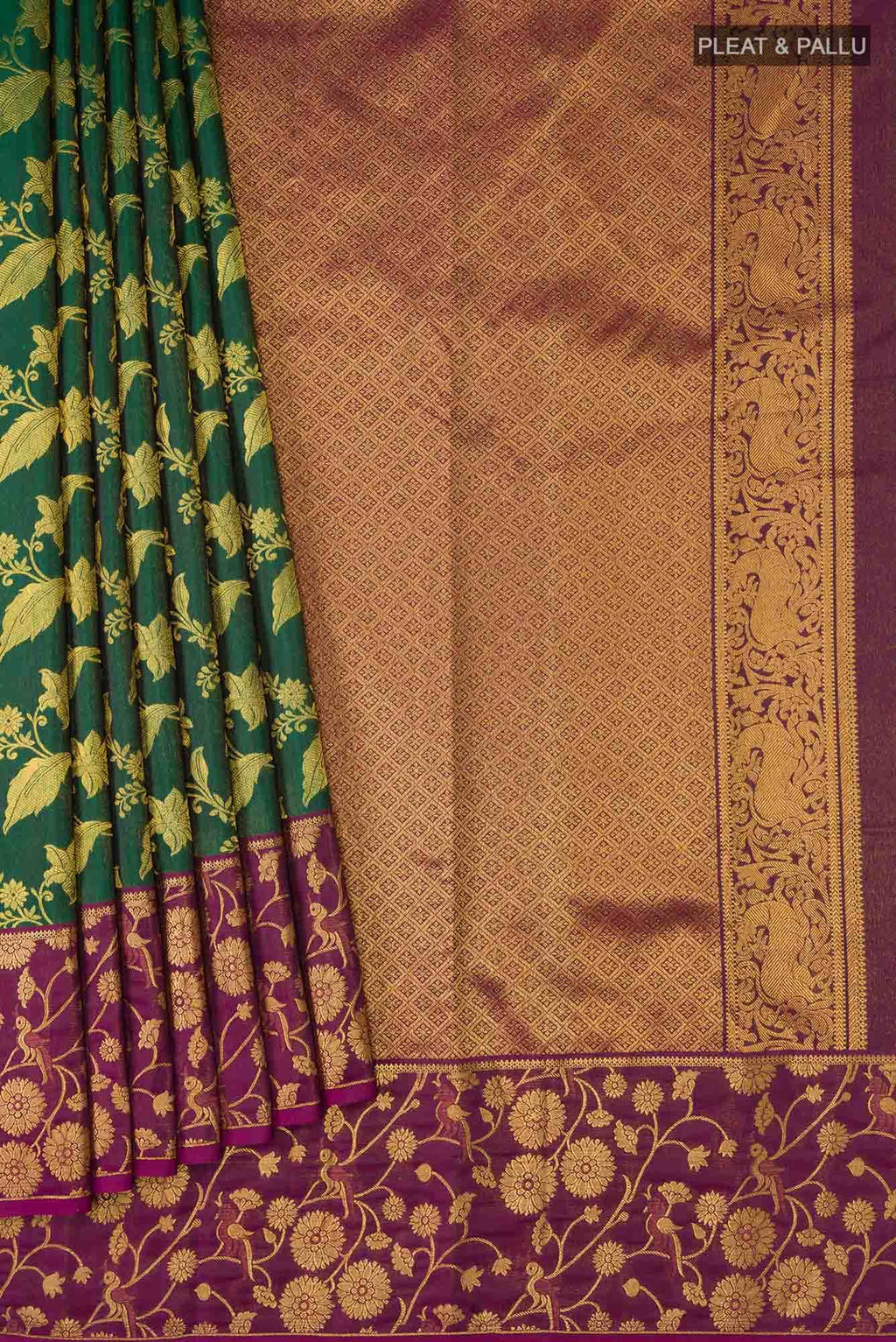 Green Kanchipuram Silk Saree