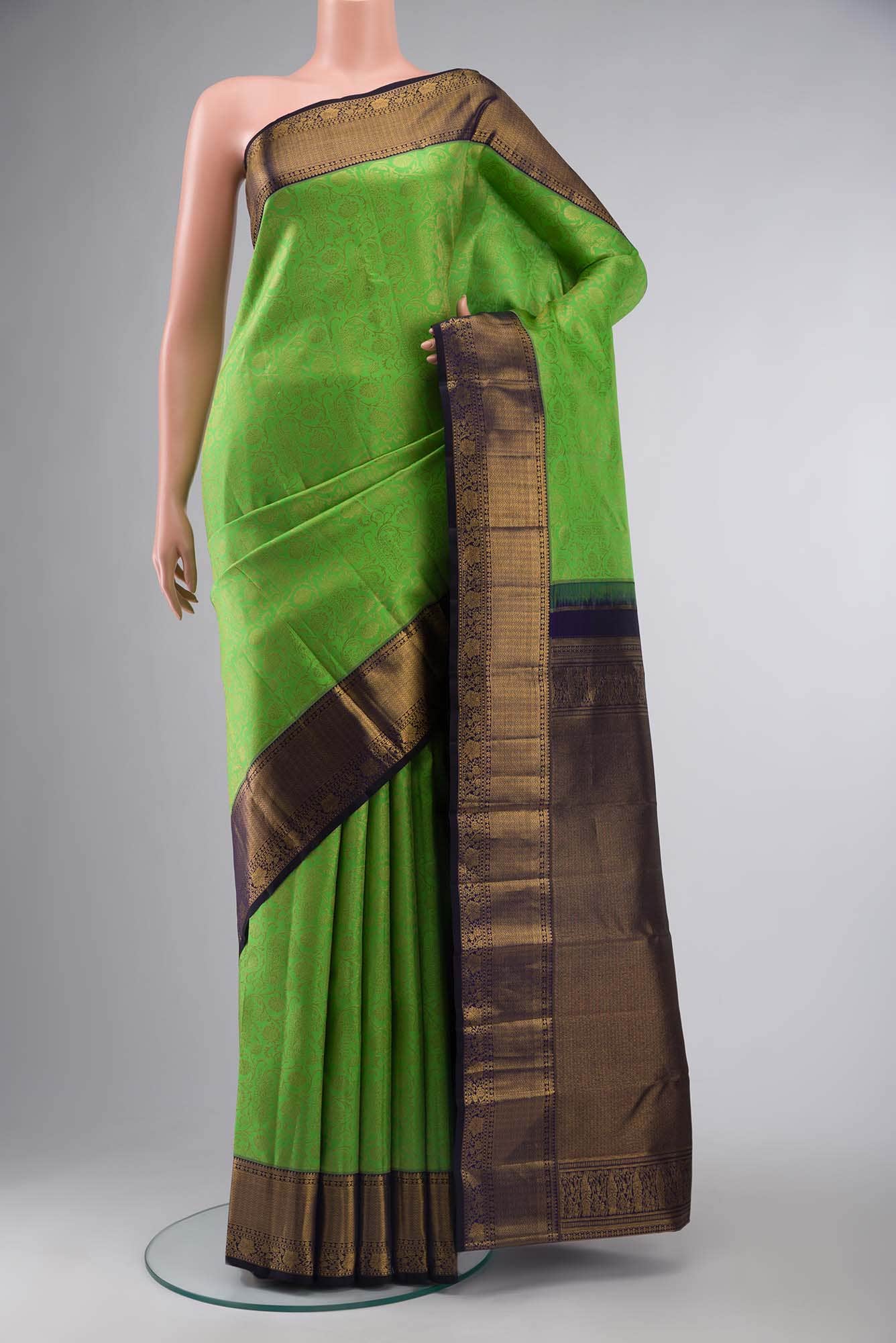 Green Kanchipuram Silk Saree