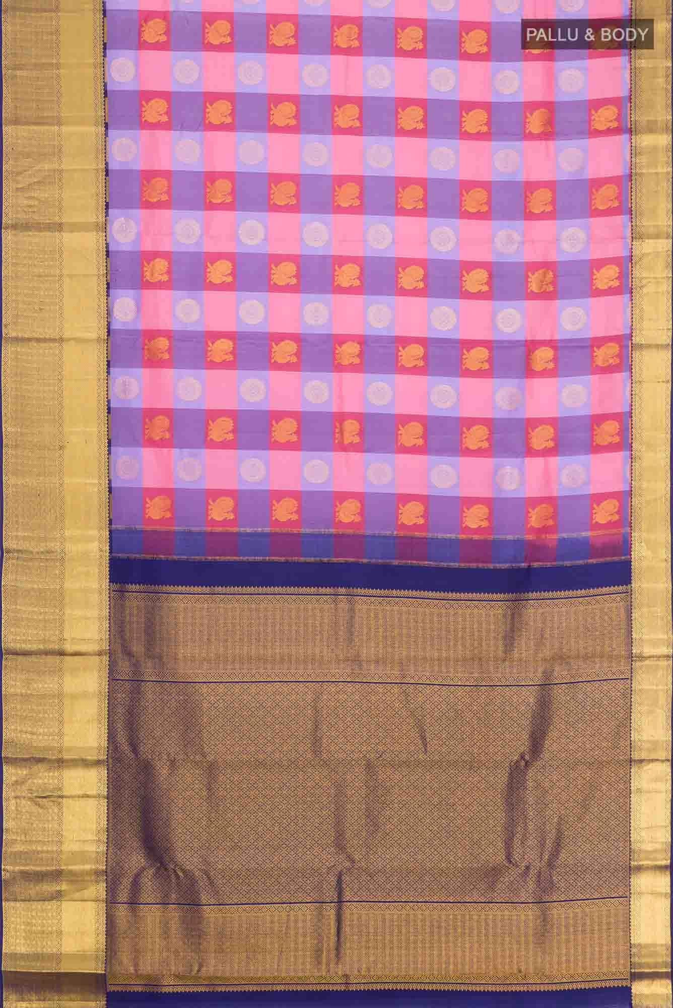 Multi Kanchipuram Silk Saree