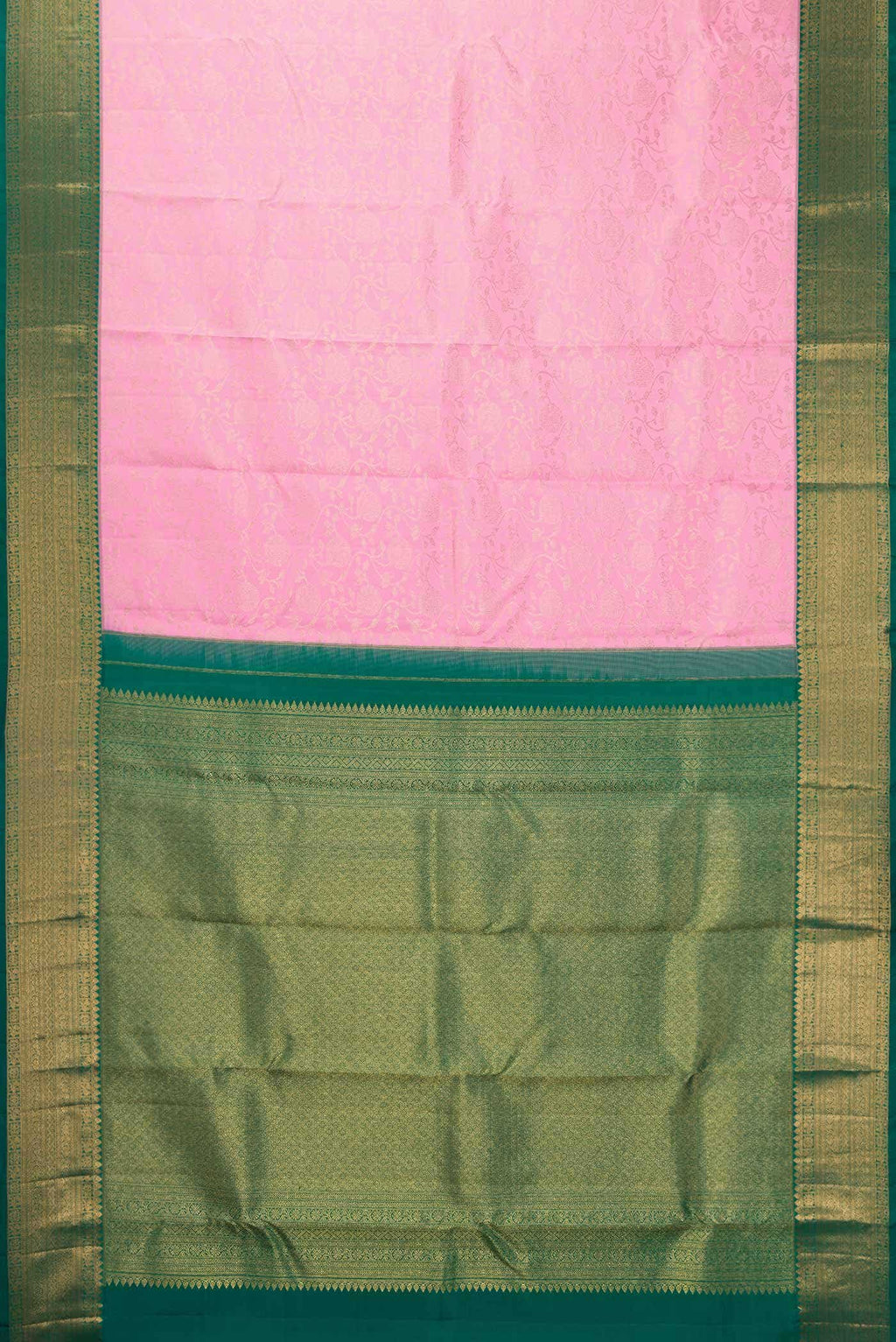 Pink Kanchipuram Silk Saree