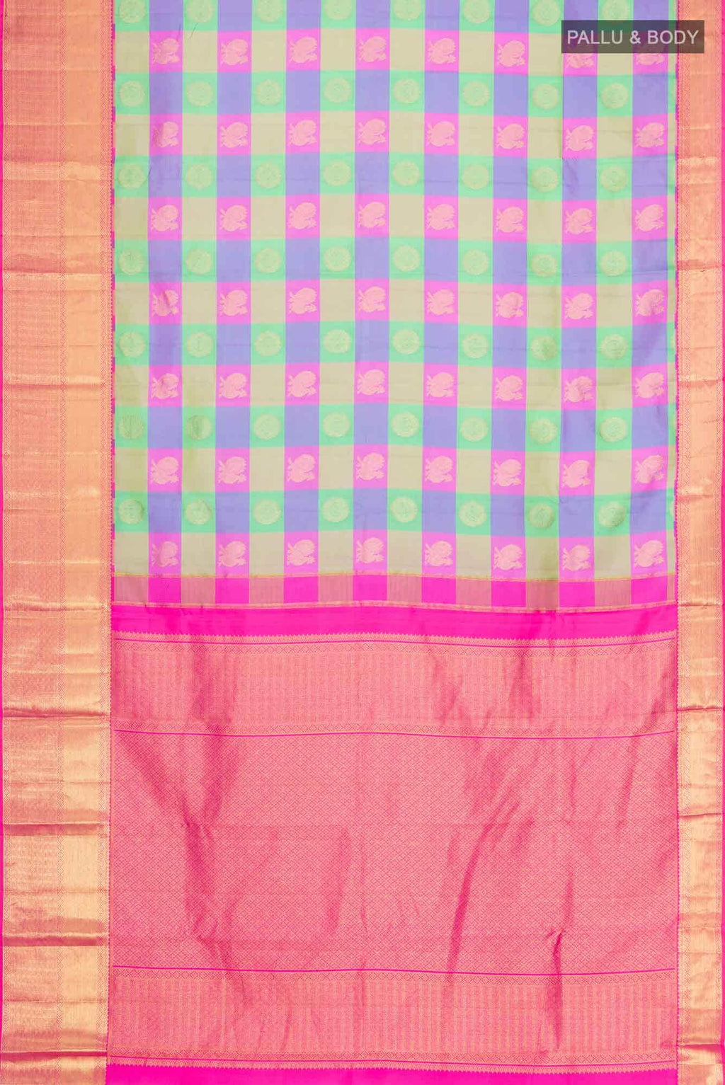 Multi Kanchipuram Silk Saree