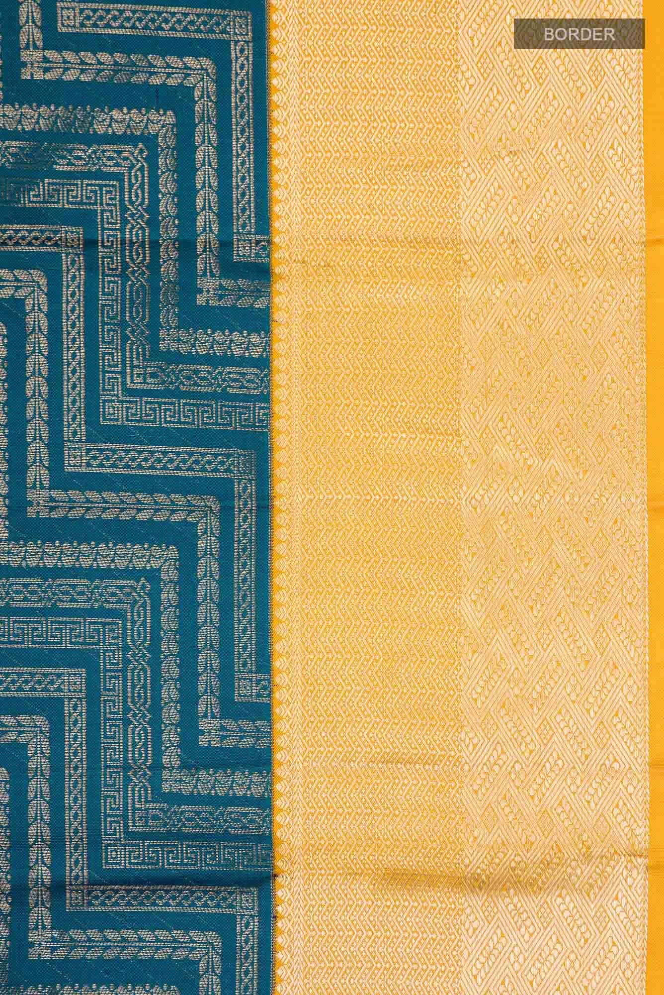 Blue Kanchipuram Silk Saree
