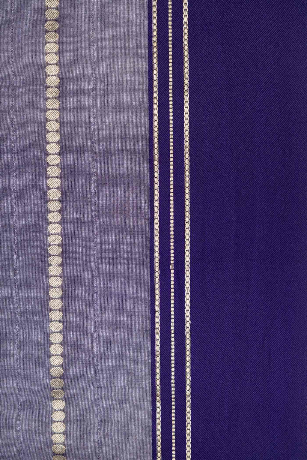 Navy Blue Mysore Georgette Saree