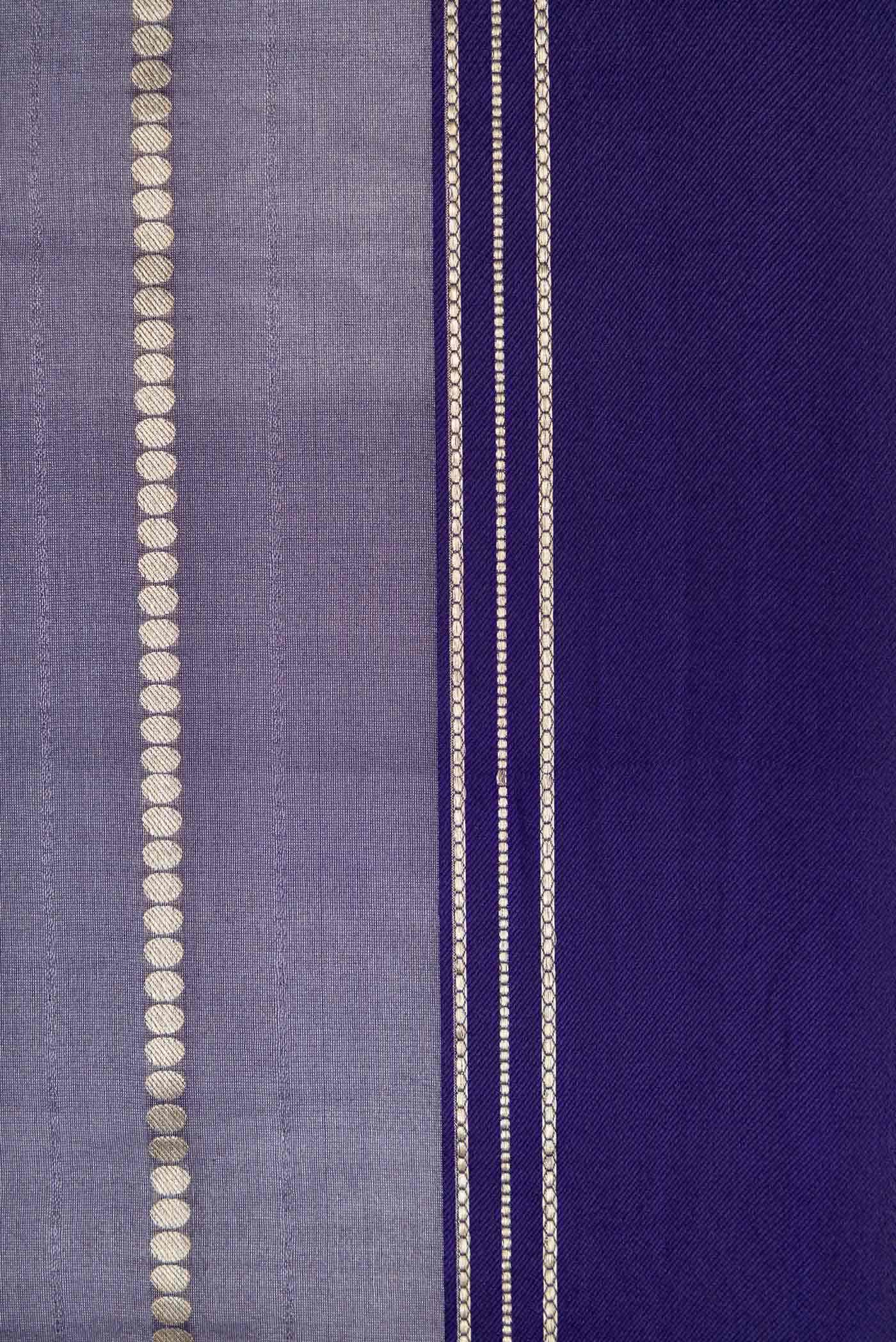 Navy Blue Mysore Georgette Saree