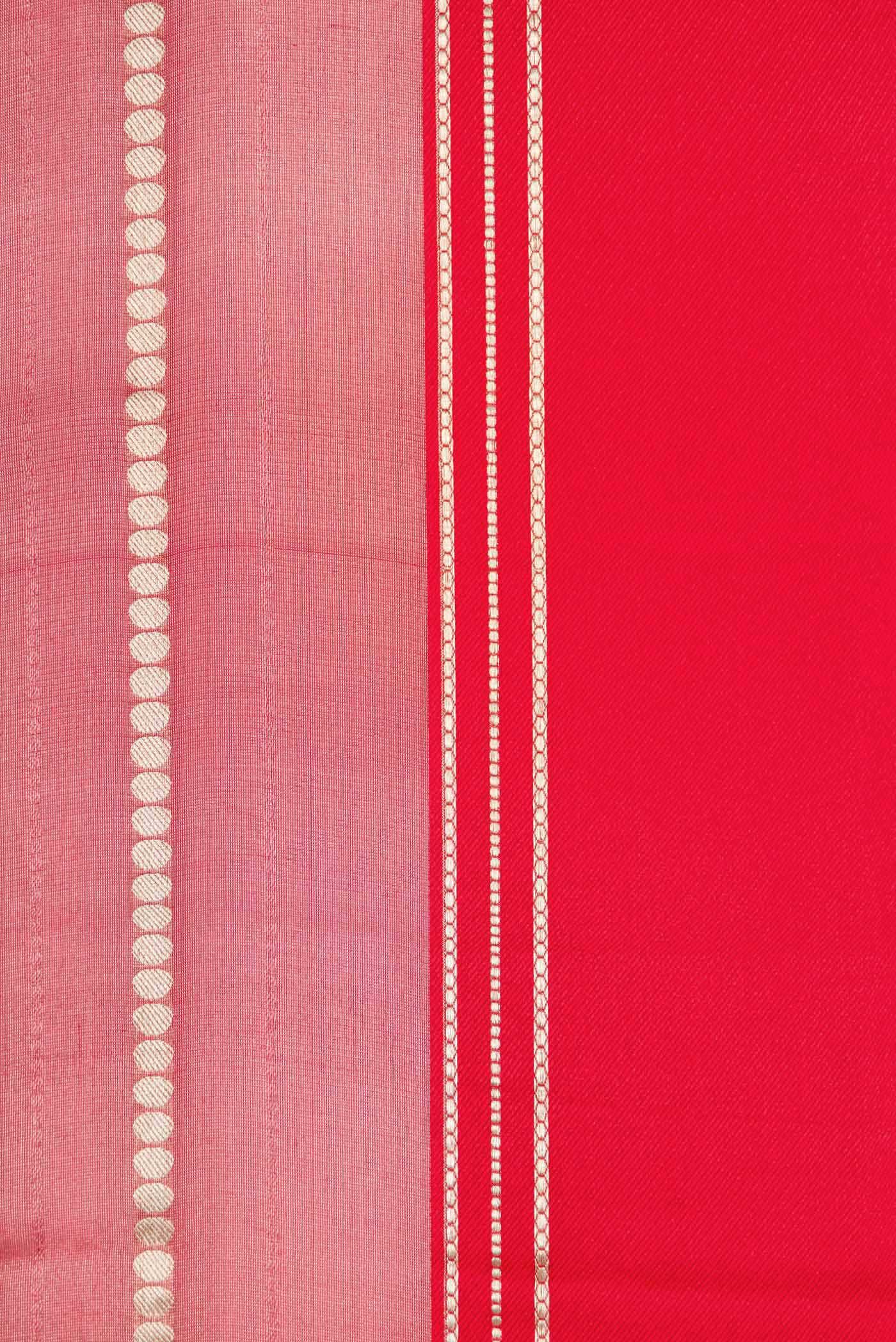 Red Mysore Georgette Saree