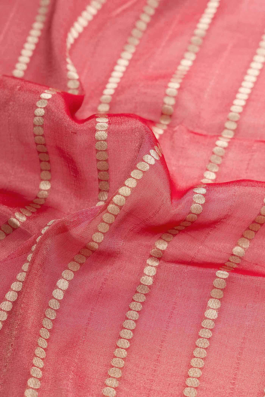 Red Mysore Georgette Saree