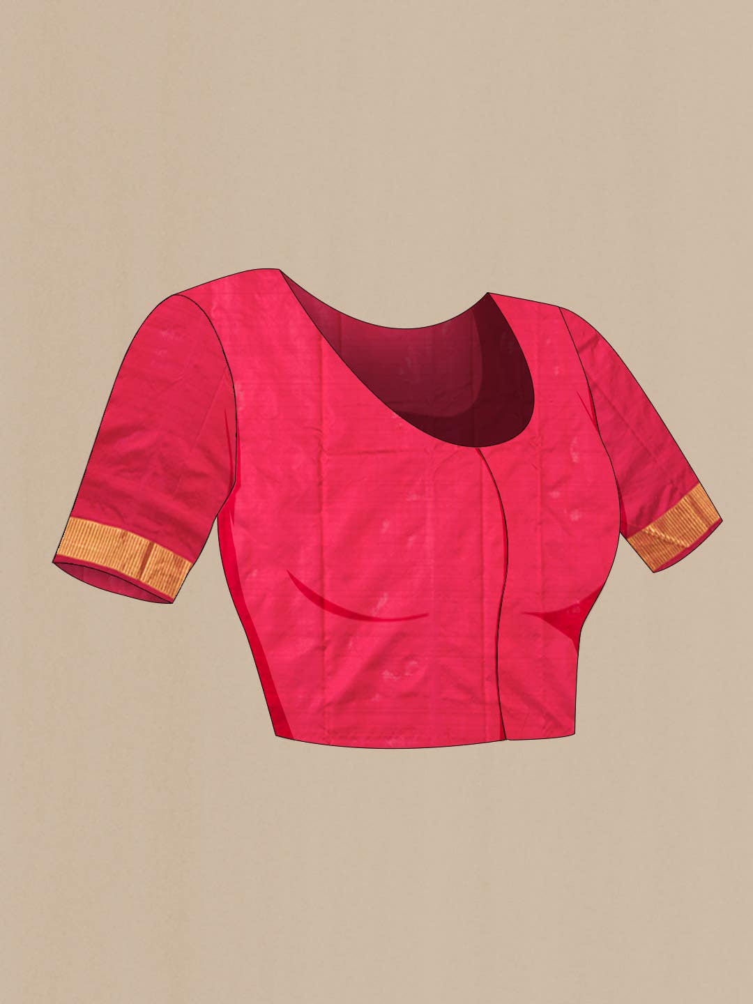 Red Kanchipuram Silk Saree
