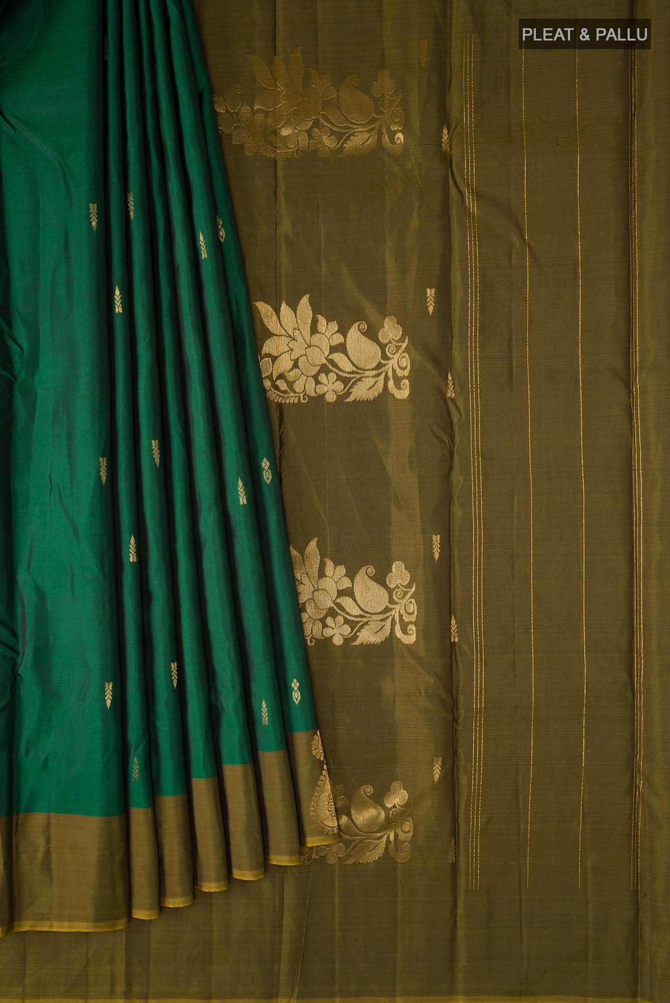 Green Kanchipuram Silk Saree