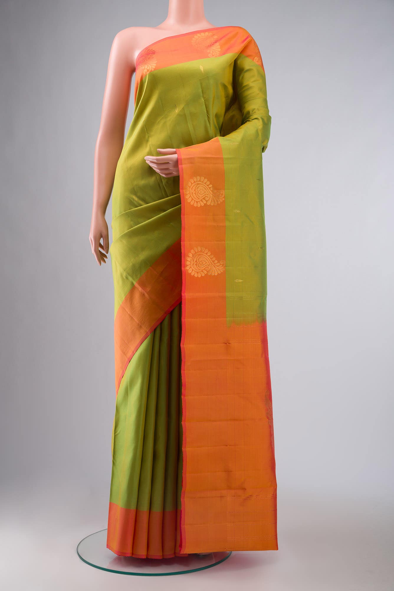 Green Kanchipuram Silk Saree