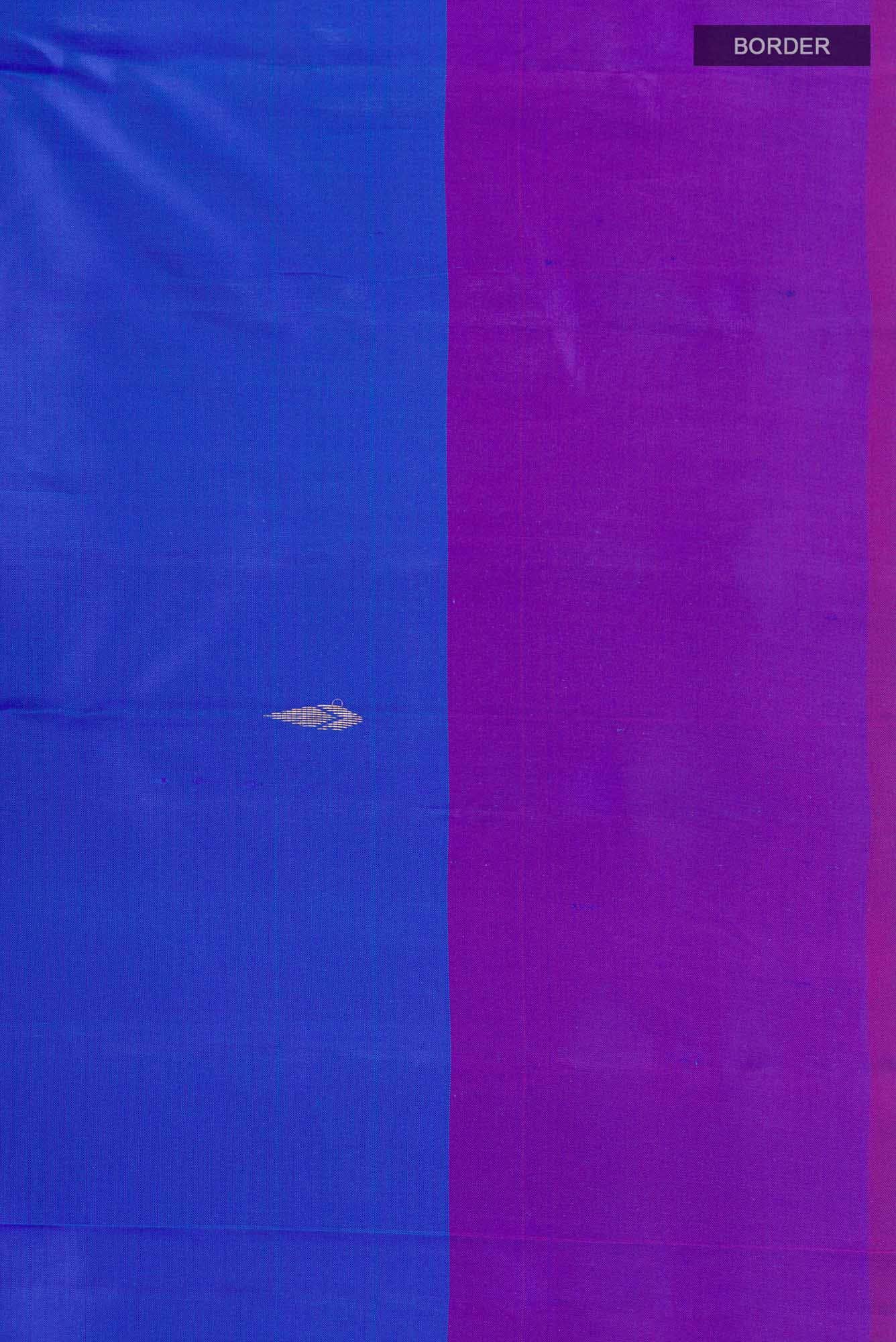 Blue Kanchipuram Silk Saree