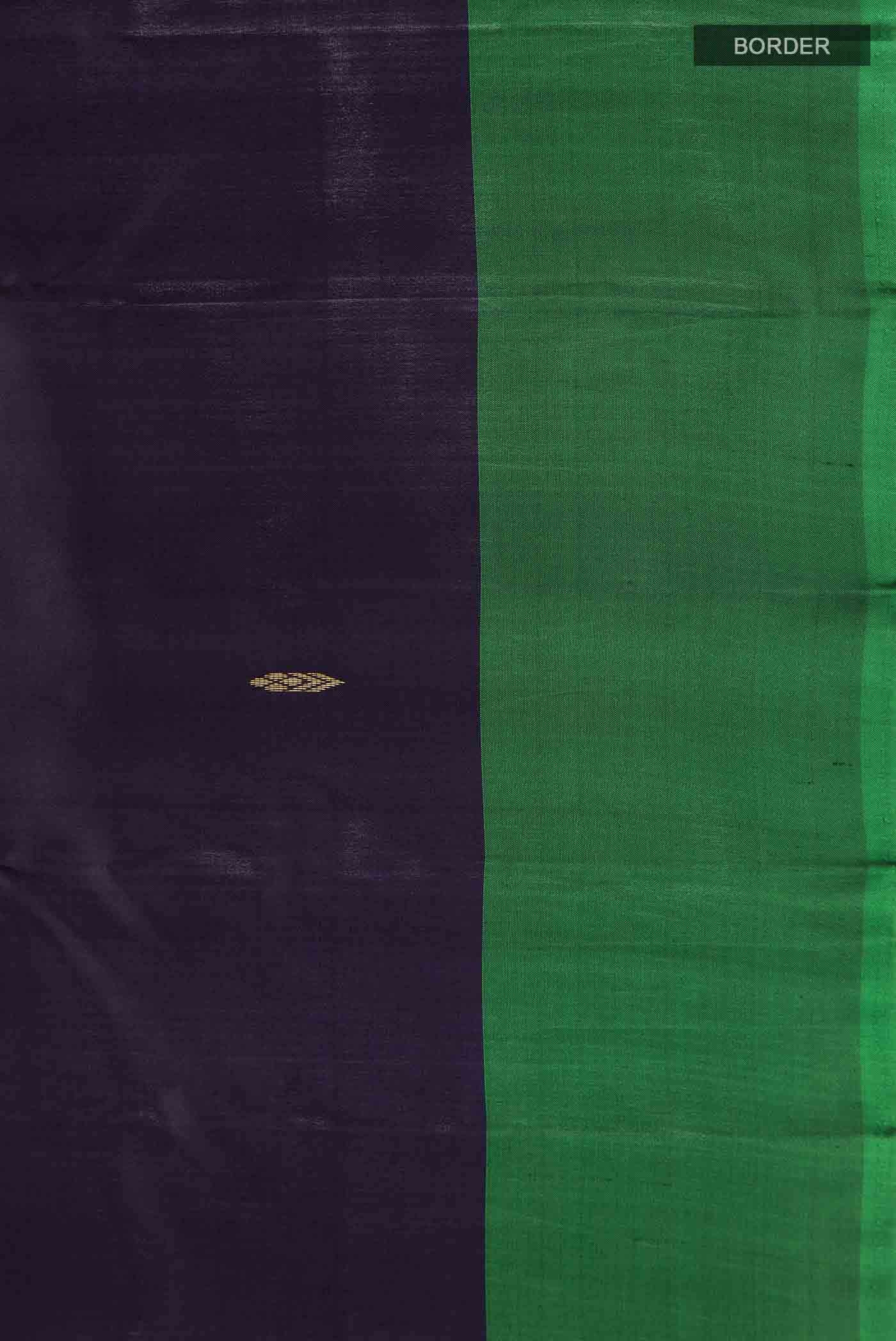 Navy Blue Kanchipuram Silk Saree