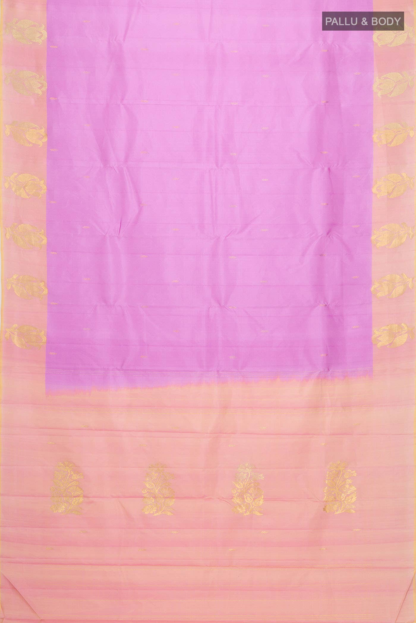 Lavender Kanchipuram Silk Saree
