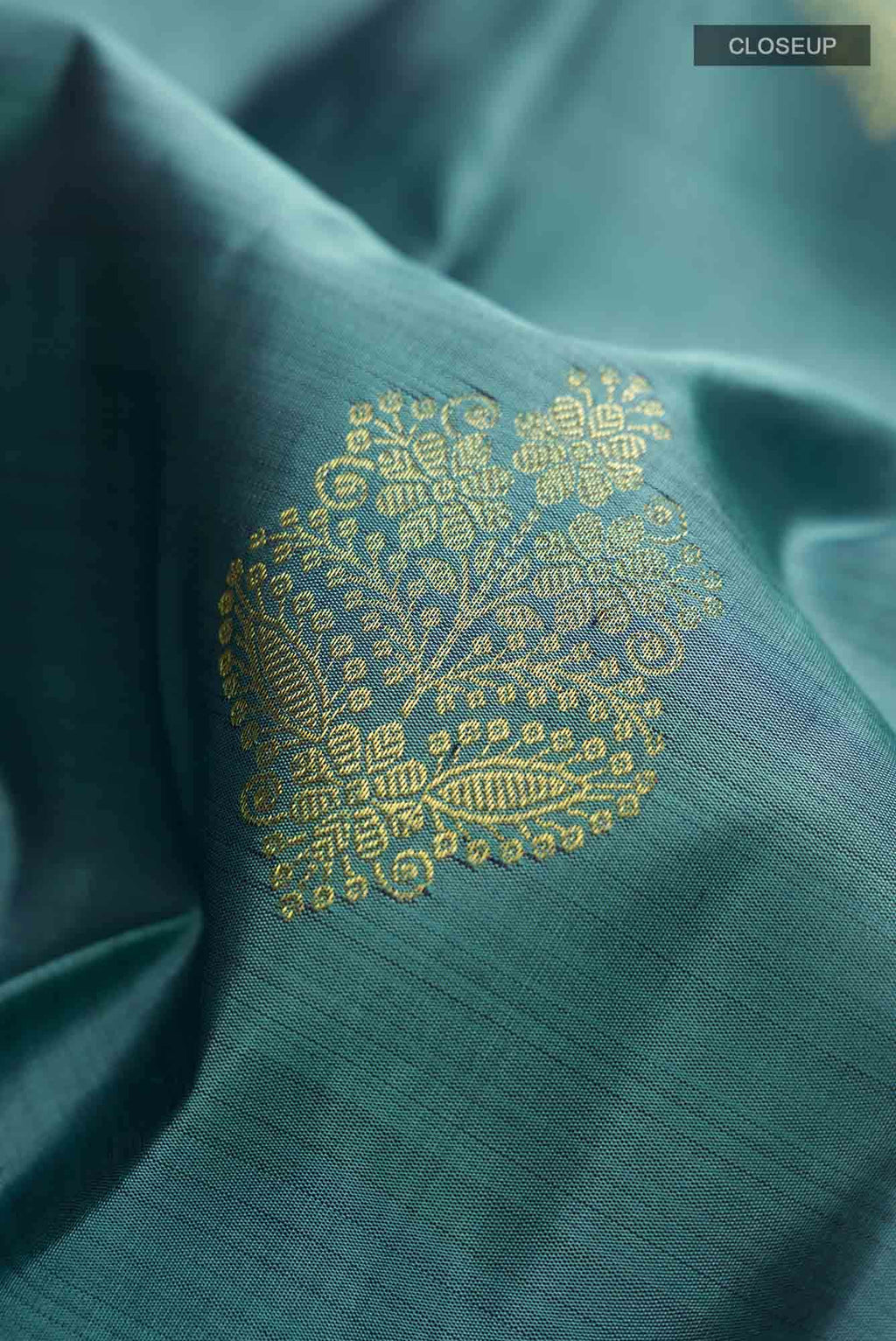 Blue Kanchipuram Silk Saree