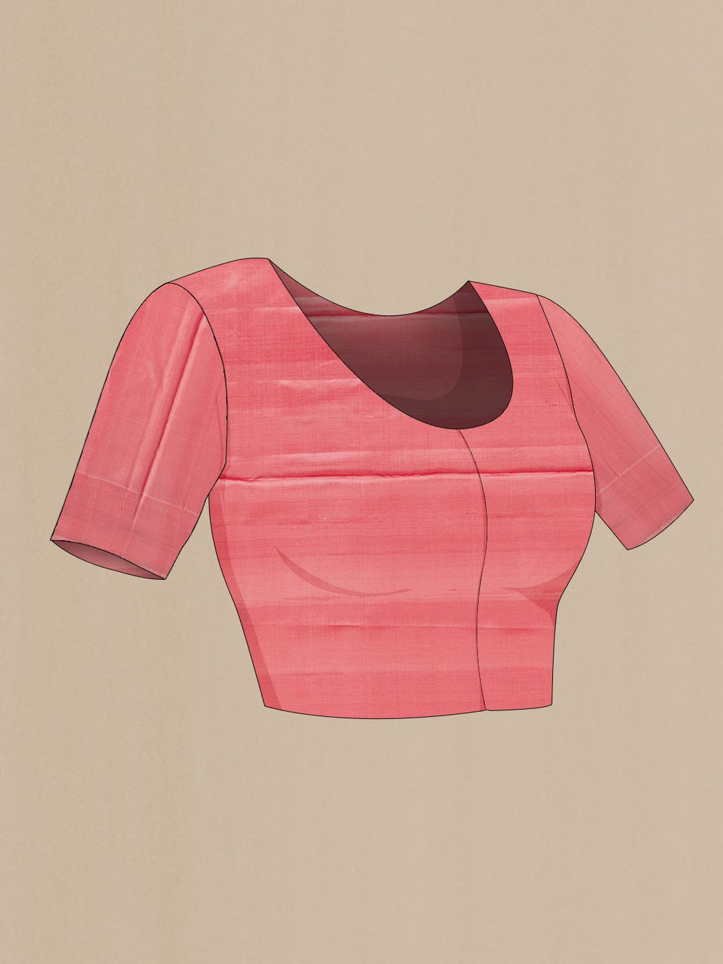 Red Dual Tone Soft Silk Saree