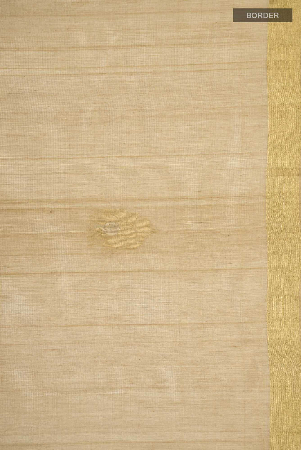 Beige Silk Cotton Saree