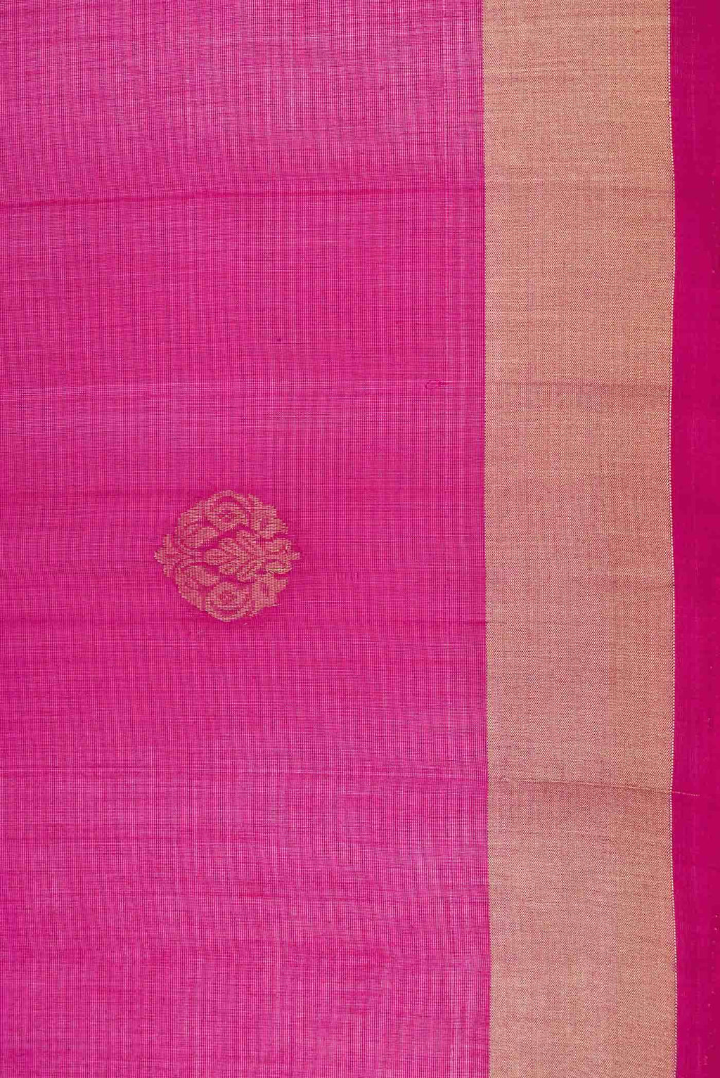 Magenta Dual Tone Silk Cotton Saree