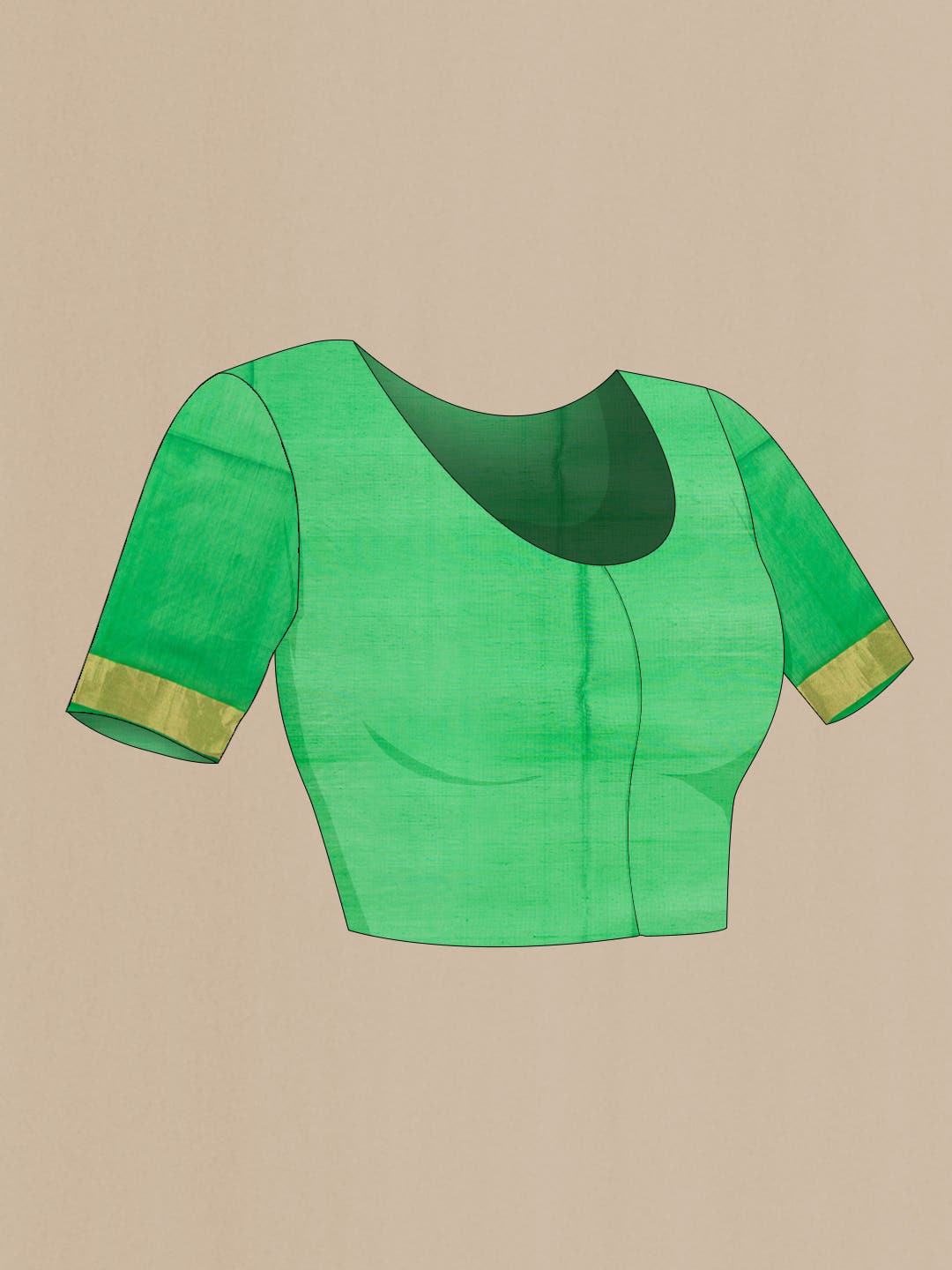 Green Dual Tone Silk Cotton Saree