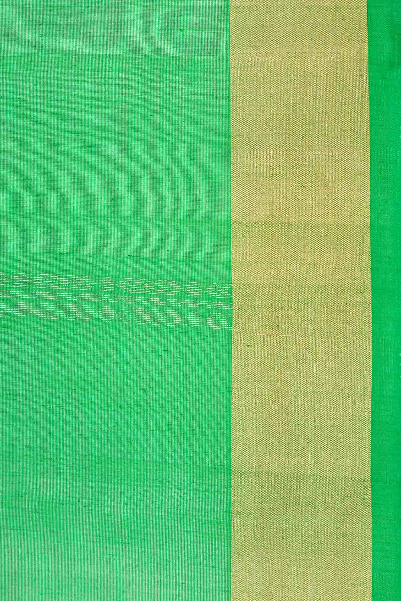 Green Dual Tone Silk Cotton Saree