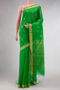 Green Dual Tone Silk Cotton Saree