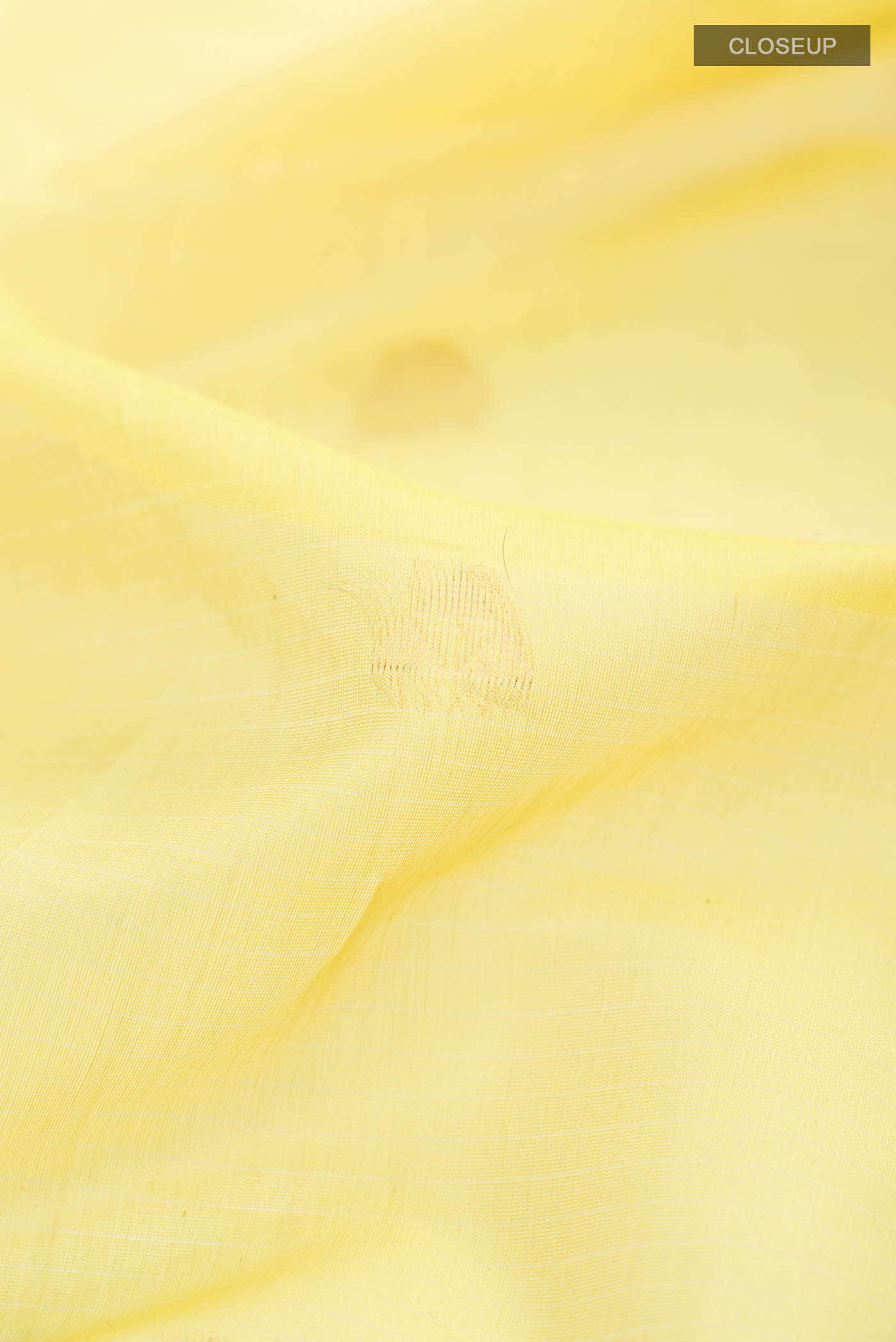 Yellow Silk Cotton Saree