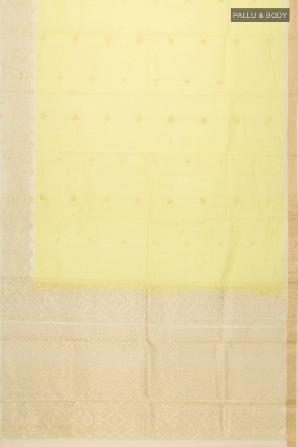 Yellow Silk Cotton Saree