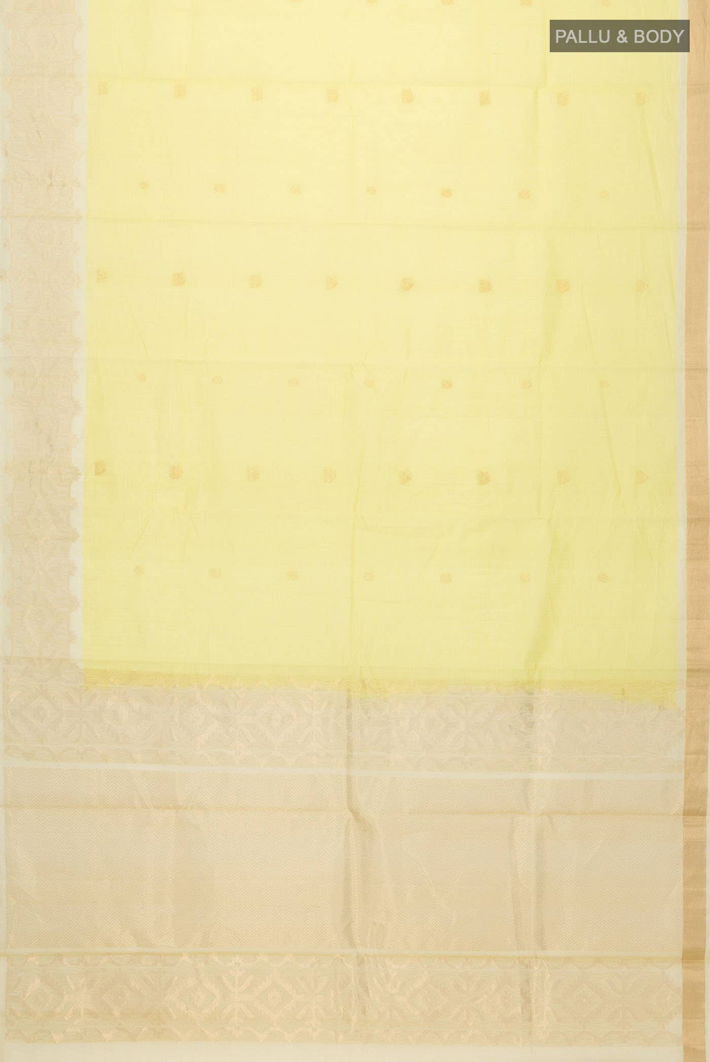 Yellow Silk Cotton Saree