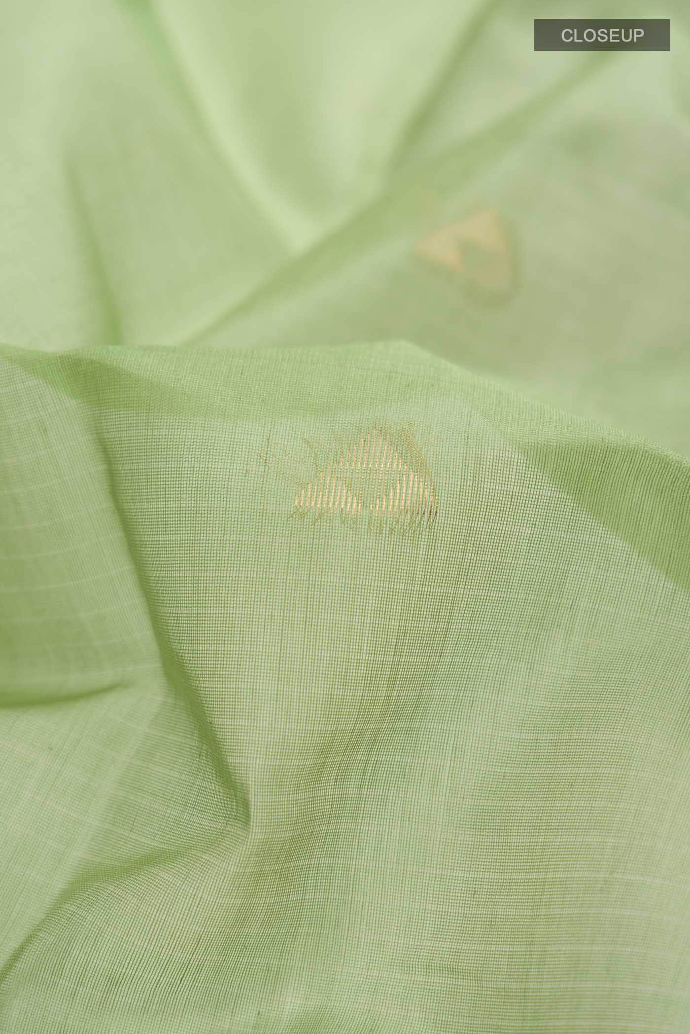 Green Silk Cotton Saree