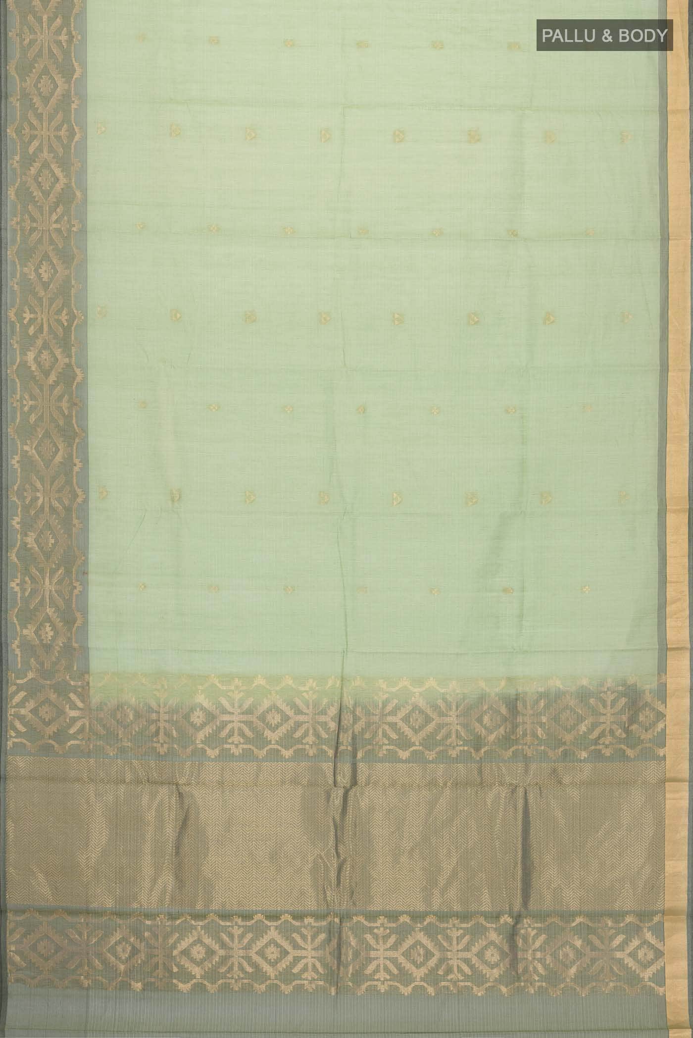 Green Silk Cotton Saree