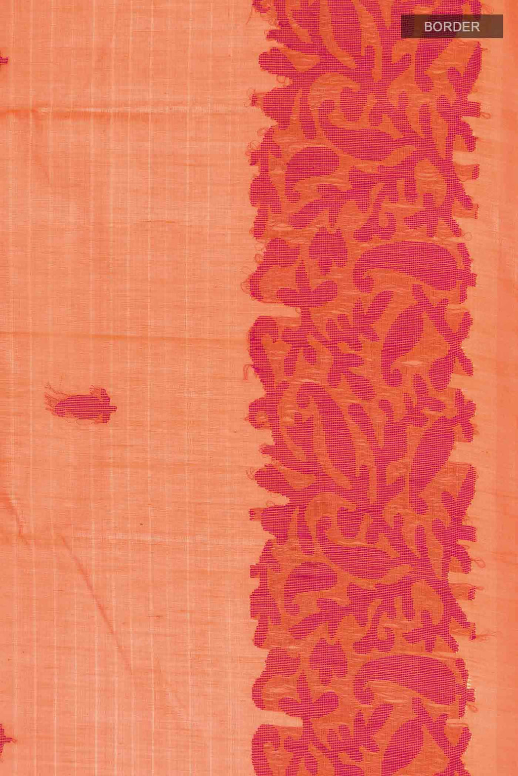 Orange Silk Cotton Saree