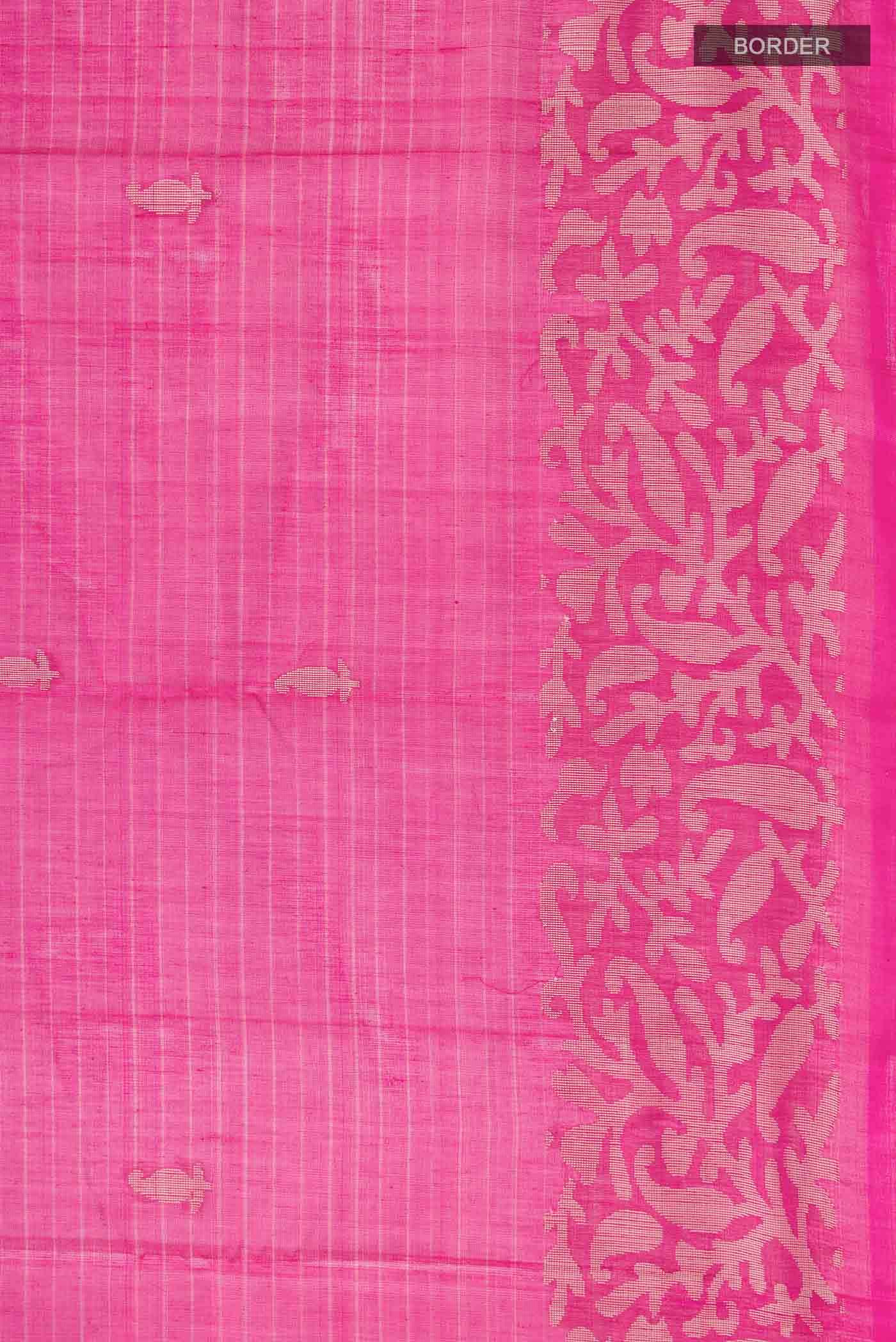 Pink Silk Cotton Saree