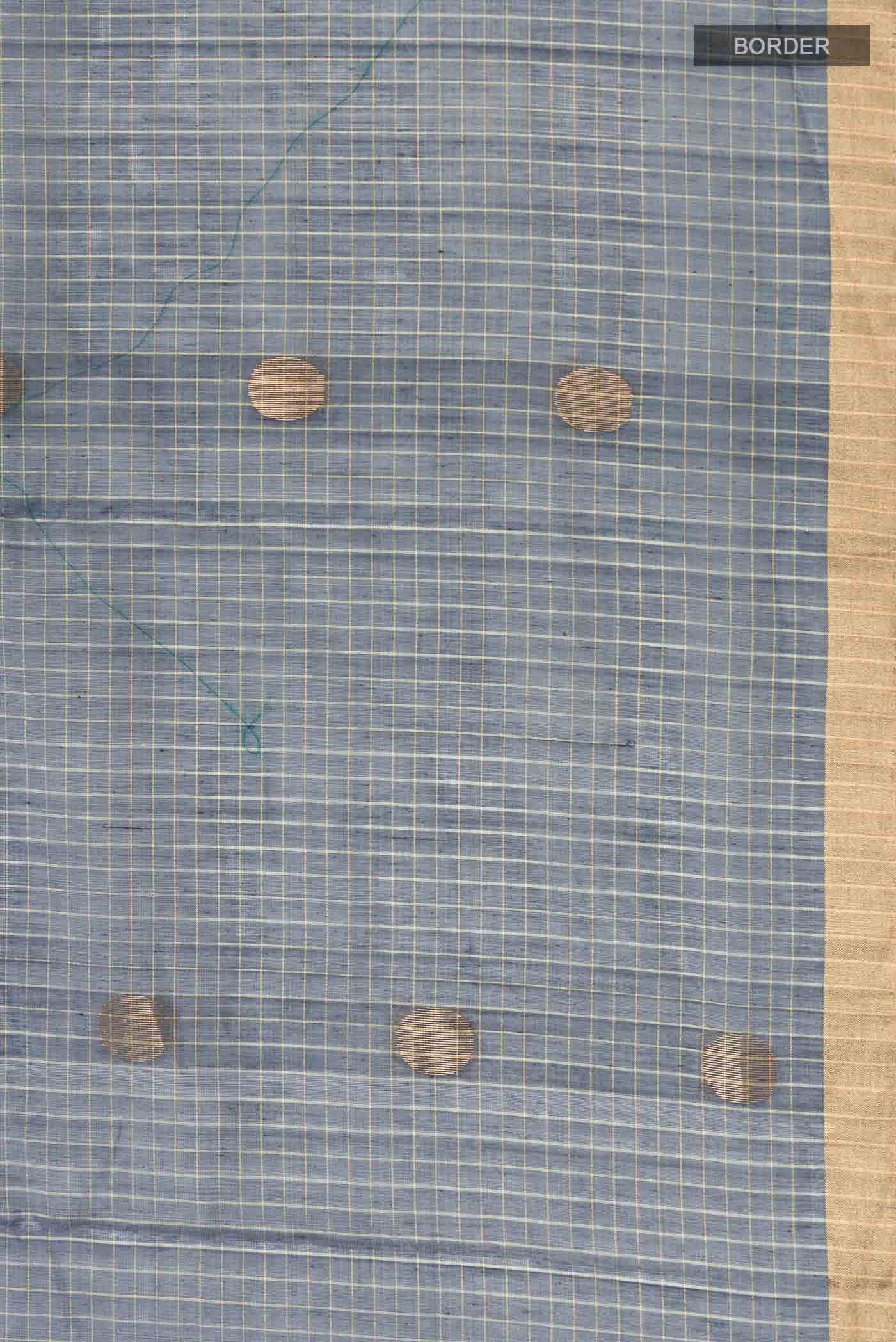 Blue Silk Cotton Saree