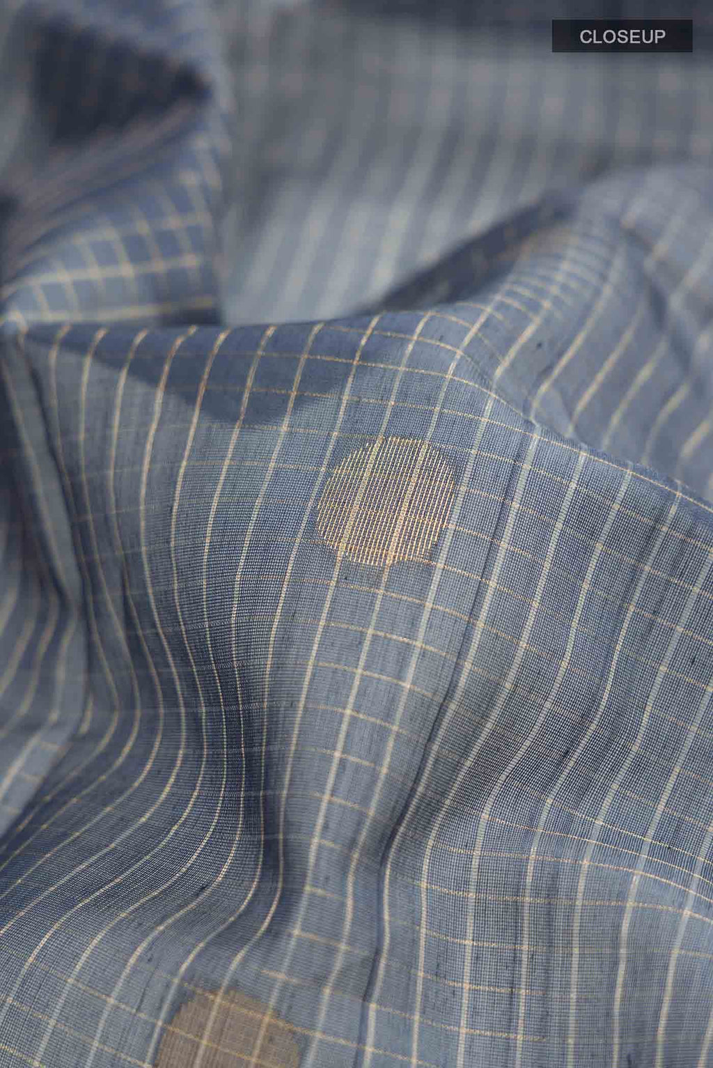 Blue Silk Cotton Saree