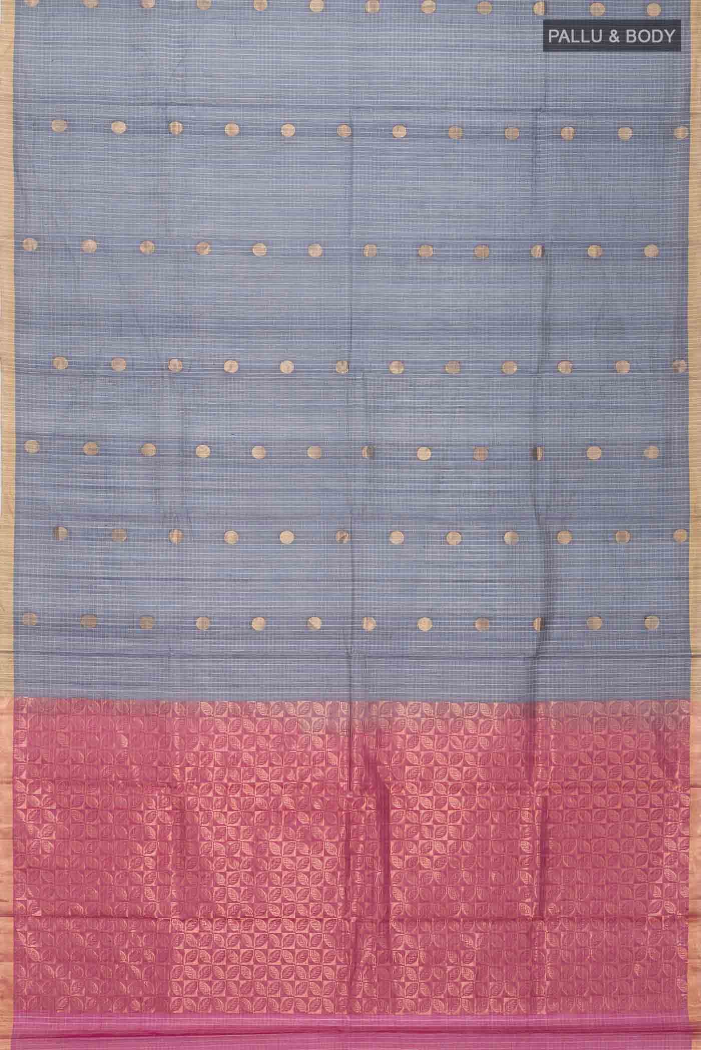 Blue Silk Cotton Saree