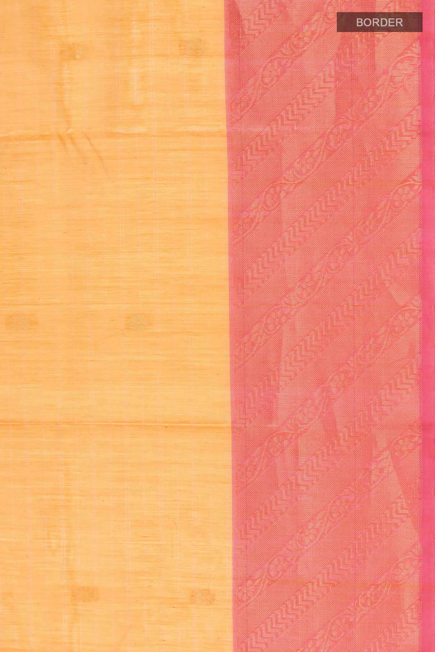 Yellow Silk Cotton Saree