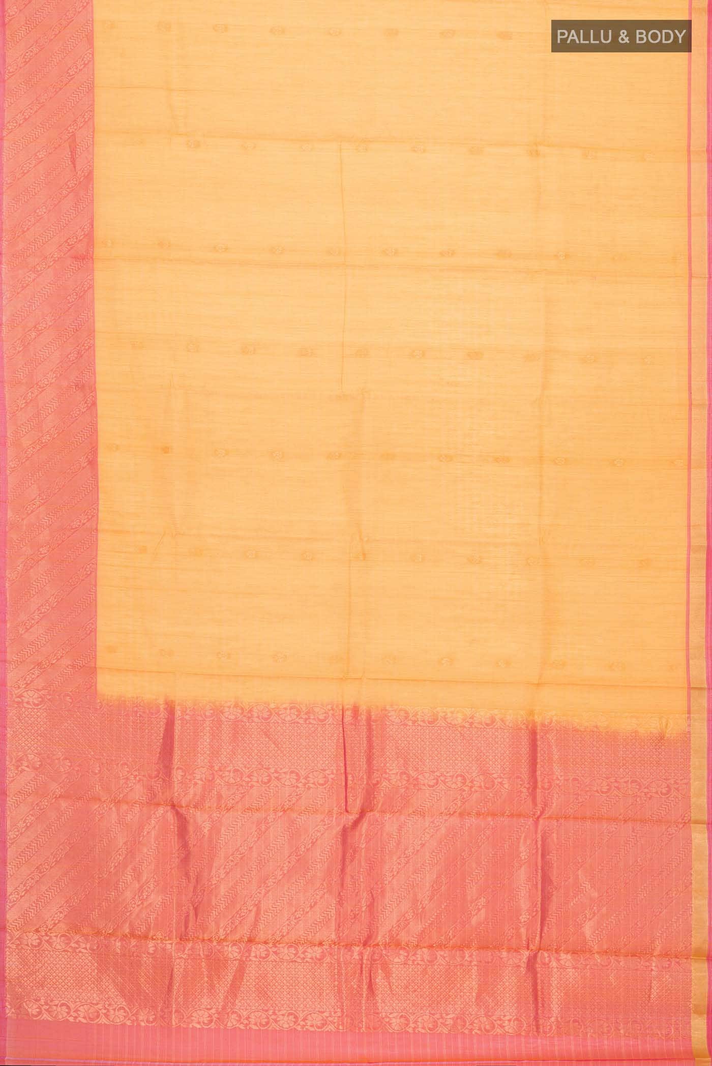 Yellow Silk Cotton Saree