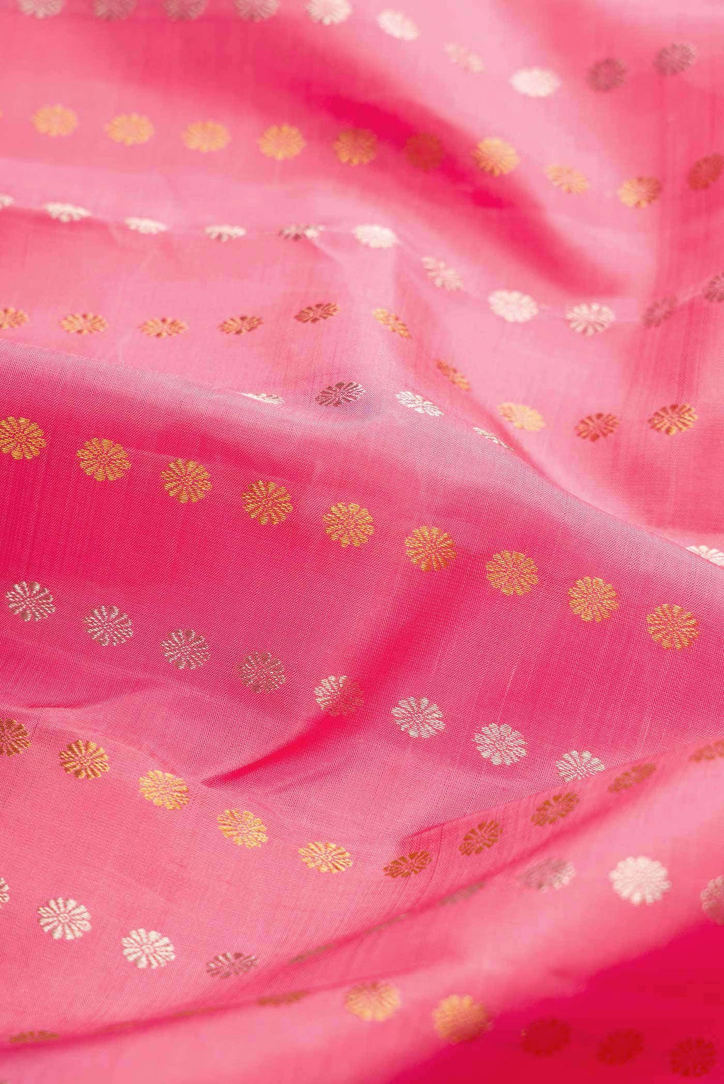Pink Dual Tone Soft Silk Saree