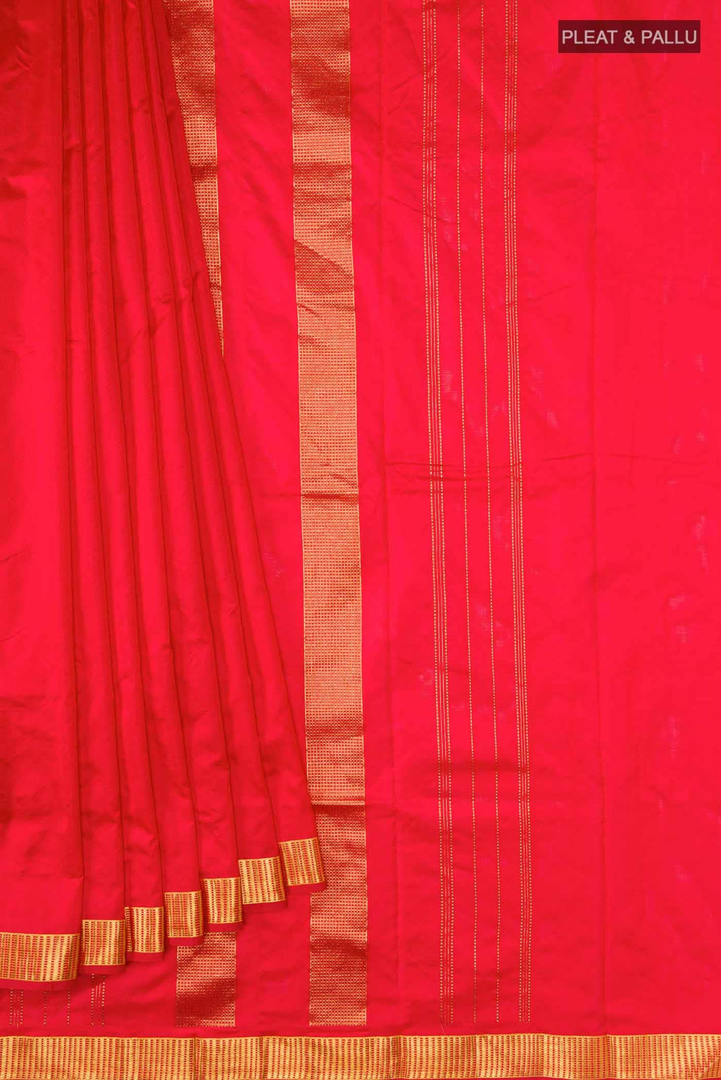 Red Kanchipuram Silk Saree